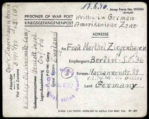 1946, Bizone, Brief