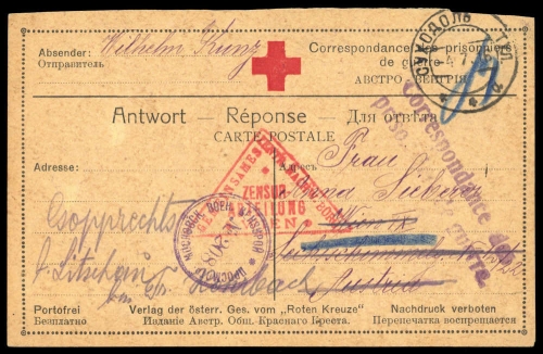 1916, Österreich, Brief