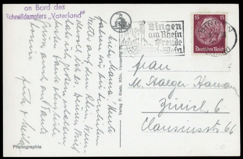 1938, Deutsches Reich, 520, Brief