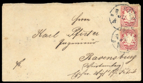1876, Altdeutschland Bayern, 39 (2), Brief