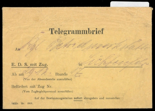 Altdeutschland Bayern, Tg, Brief