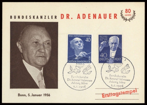 Bundesrepublik Deutschland, BERLIN 124 + 128, Brief