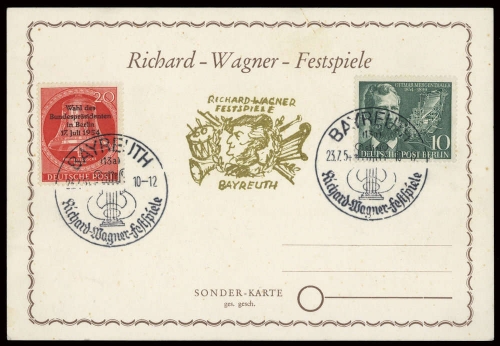 Bundesrepublik Deutschland, BERLIN 118 u.a., Brief