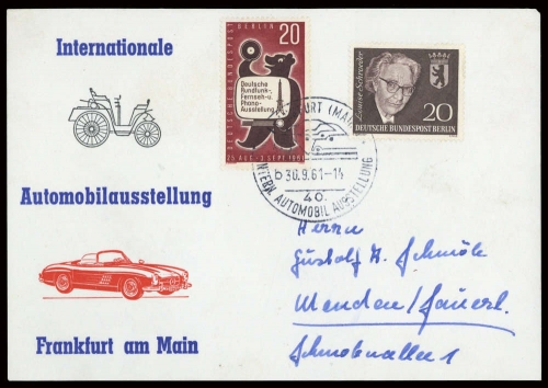 Bundesrepublik Deutschland, BERLIN 198 u.a., Brief