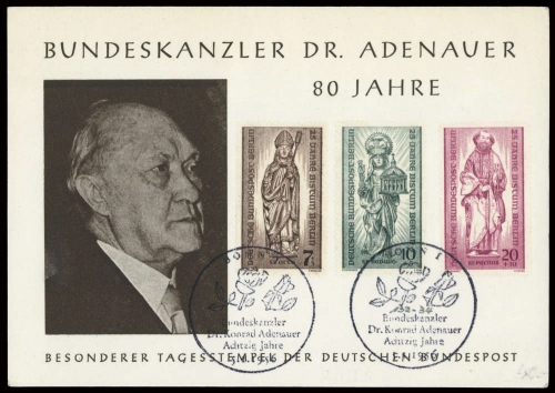 Bundesrepublik Deutschland, BERLIN 132-134, Brief