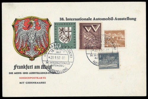 Bundesrepublik Deutschland, BUND 249 u.a., Brief