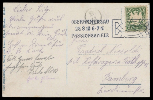 Altdeutschland Bayern, Brief