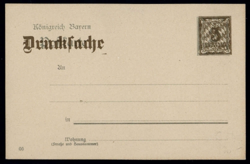 1906, Altdeutschland Bayern, PP, Brief