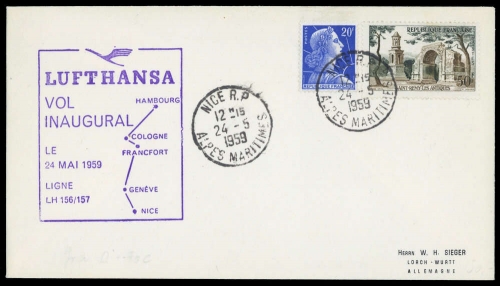 1959, Bundesrepublik Deutschland, Frank., Brief