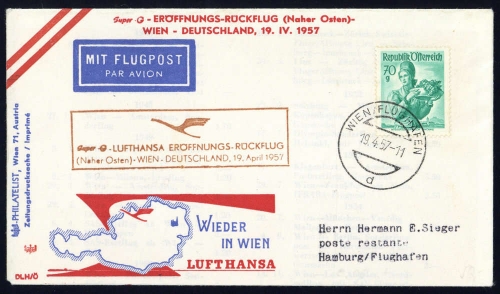 1957, Österreich, 906, Brief