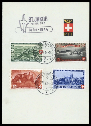 Schweiz, 431-434, Brief