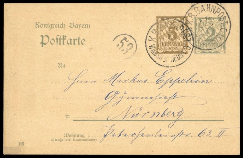 Altdeutschland Bayern, GA, Brief