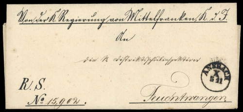 Altdeutschland Bayern, Brief