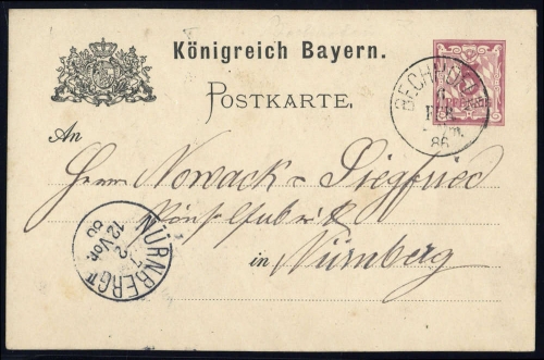 Altdeutschland Bayern, GA, Brief