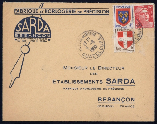 Frankreich, 848 u.a., Brief
