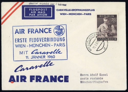 1960, Österreich, 1000, Brief