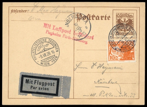 1928, Österreich, 473 u.a., Brief
