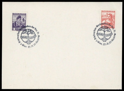 Österreich, 567 + 569, Brief
