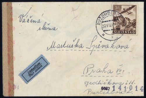 1939, Slowakei, 52, Brief