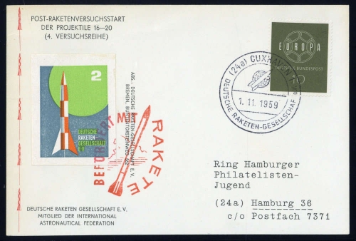 1959, Bundesrepublik Deutschland, 320, Brief