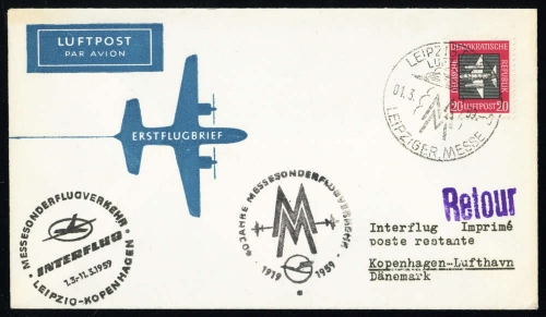 1959, DDR, 610, Brief