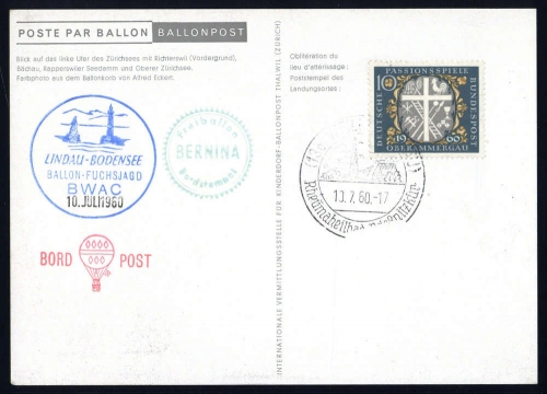 1960, Bundesrepublik Deutschland, 329, Brief