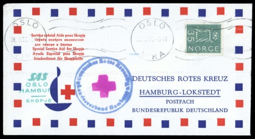 1963, Norwegen, 482, Brief