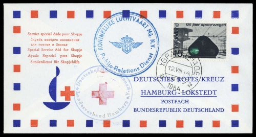 1964, Niederlande, 824, Brief