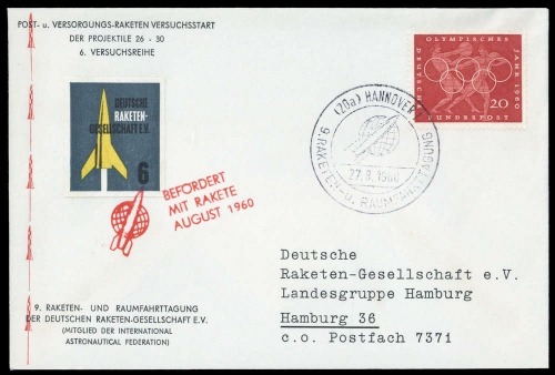1960, Bundesrepublik Deutschland, 334, Brief