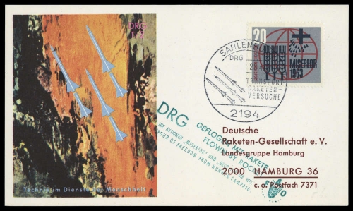 1963, Bundesrepublik Deutschland, 391, Brief