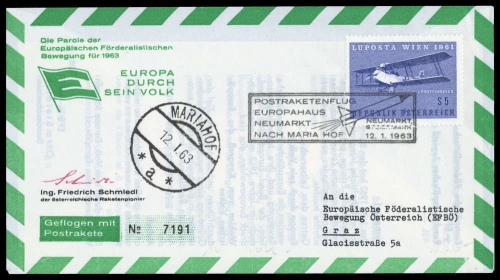 1963, Österreich, 1085, Brief