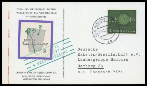 1960, Bundesrepublik Deutschland, 337, Brief