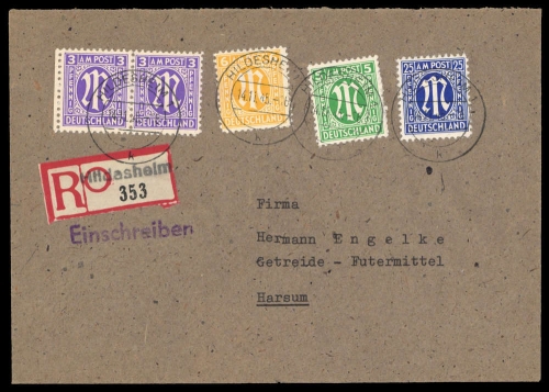 1945, Bizone, 1 (2) u.a., Brief