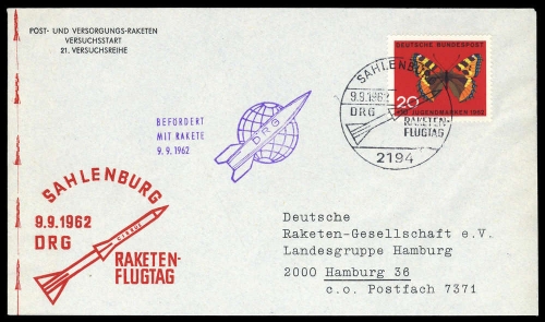 1962, Bundesrepublik Deutschland, 378, Brief