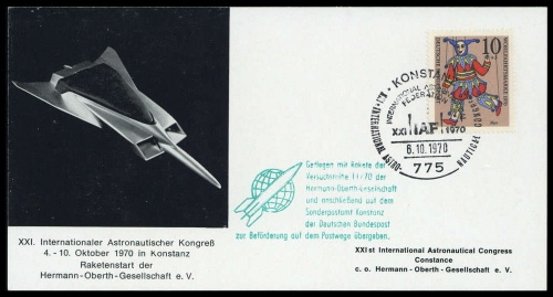 1970, Bundesrepublik Deutschland, 650, Brief