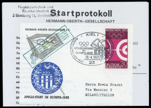 1972, Bundesrepublik Deutschland, 589, Brief