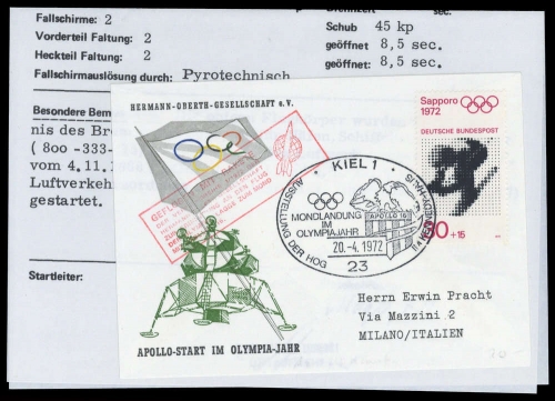 1972, Bundesrepublik Deutschland, 682, Brief
