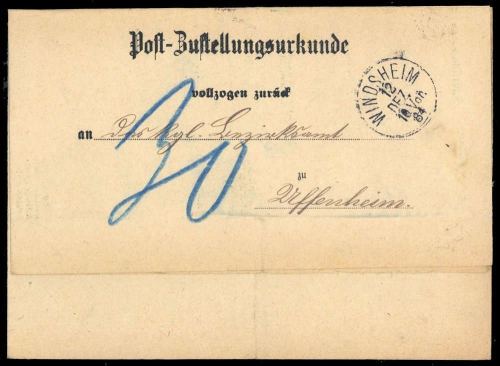 Altdeutschland Bayern, Brief