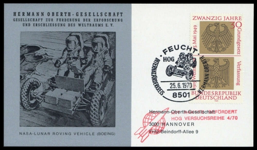 1970, Bundesrepublik Deutschland, 585, Brief