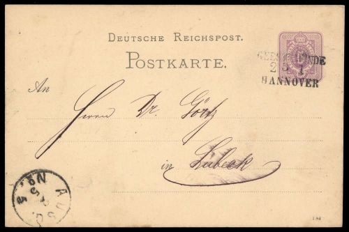 Deutsches Reich, GA, Brief