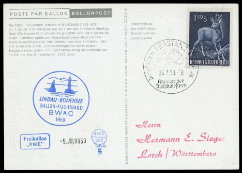 1959, Österreich, 1063, Brief