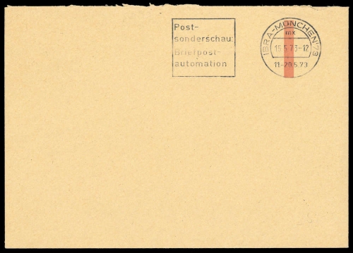 1973, Bundesrepublik Deutschland, Brief