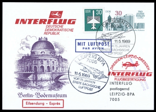 1989, DDR, P97 u.a., Brief