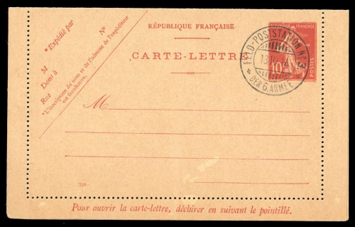 Frankreich, GA, Brief