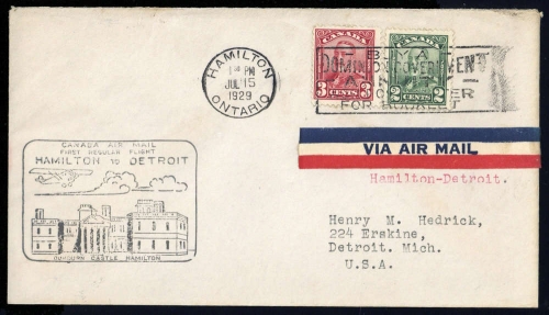 1929, Canada, 129 + 130, Brief