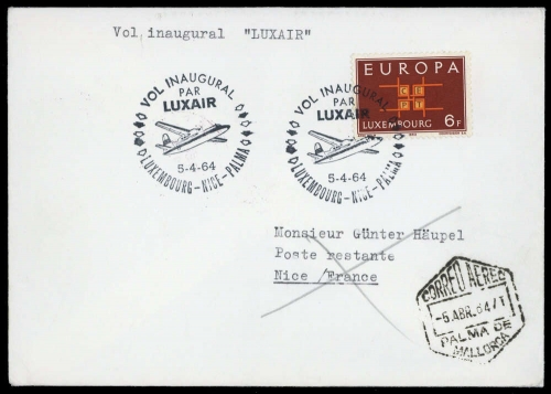 1964, Luxemburg, 681, Brief