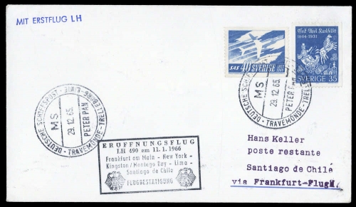 1965, Schweden, 467A u.a., Brief