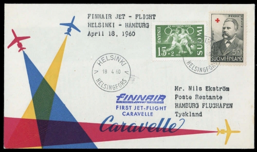 1960, Finnland, 400 u.a., Brief