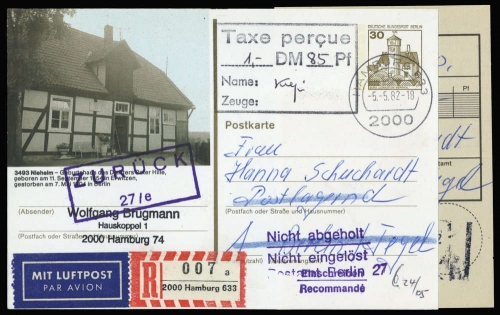1982, Berlin, PP 78, Brief
