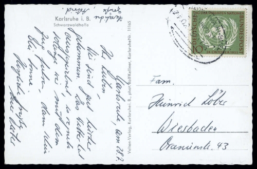 1956, Bundesrepublik Deutschland, 221, Brief